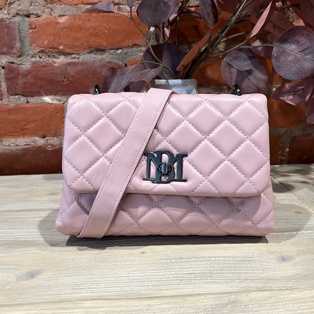 NWT BADGLEY MISCHKA Quilted Crossbody Messenger Bag